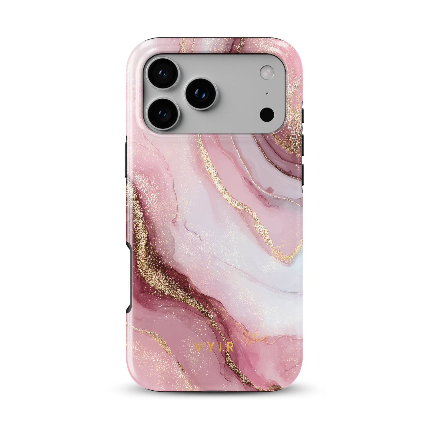 Golden Luxe Pink - Shockproof MagSafe iPhone Case - VYIR