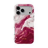 Italian Marble Borgoña - Tough MagSafe Funda para móvil iPhone