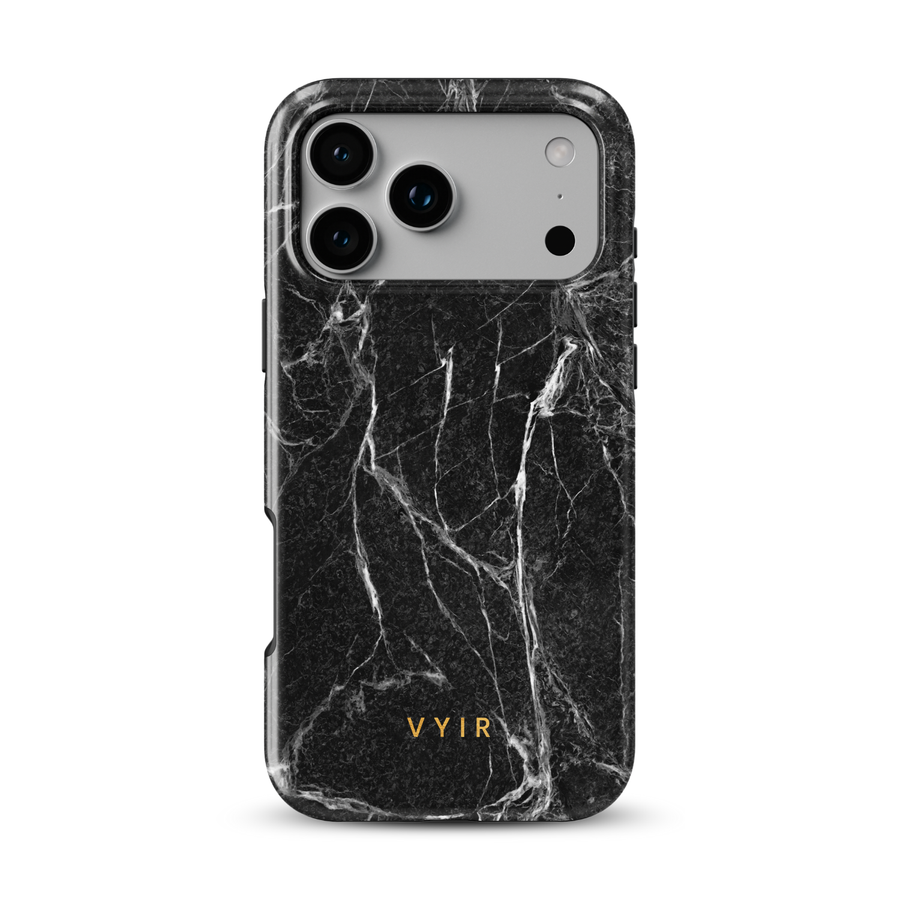 Pure Marble Black - Tough Funda MagSafe para iPhone