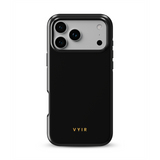 VYIR Signature Solid Colors, Negro - Tough MagSafe Funda para móvil