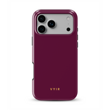 VYIR Signature Solid Colors, Burdeos - Tough Funda para móvil