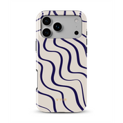 Swirl Lines, Old Money - Shockproof MagSafe iPhone Case - VYIR