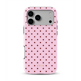 Tiny Polka Dots, Rosa caramelo - Tough Funda MagSafe para iPhone