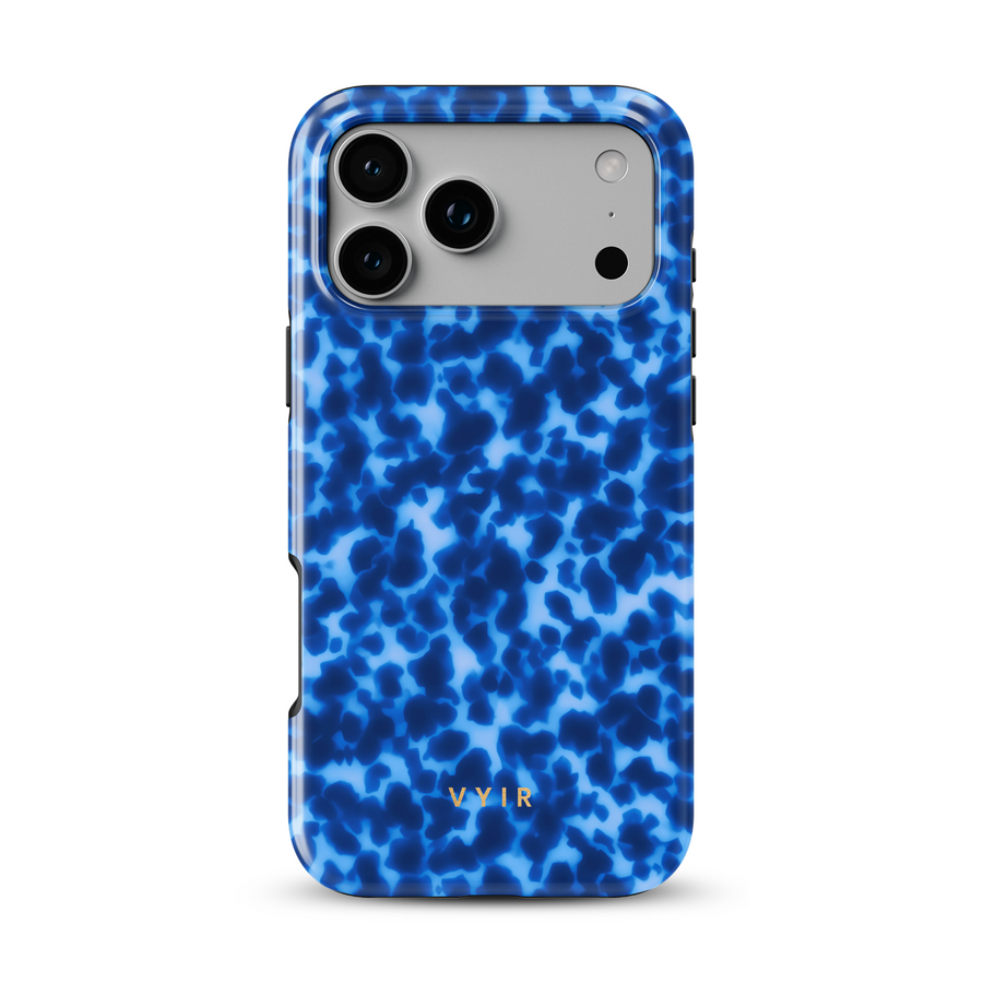 Tortoiseshell, Azul océano - Tough Funda MagSafe para iPhone