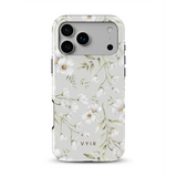 White Blossom Drift - Tough Funda MagSafe para iPhone