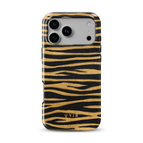 Zebra Gleam Gold - Tough Funda MagSafe para iPhone
