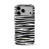 Zebra Gleam White - Tough Funda MagSafe para iPhone