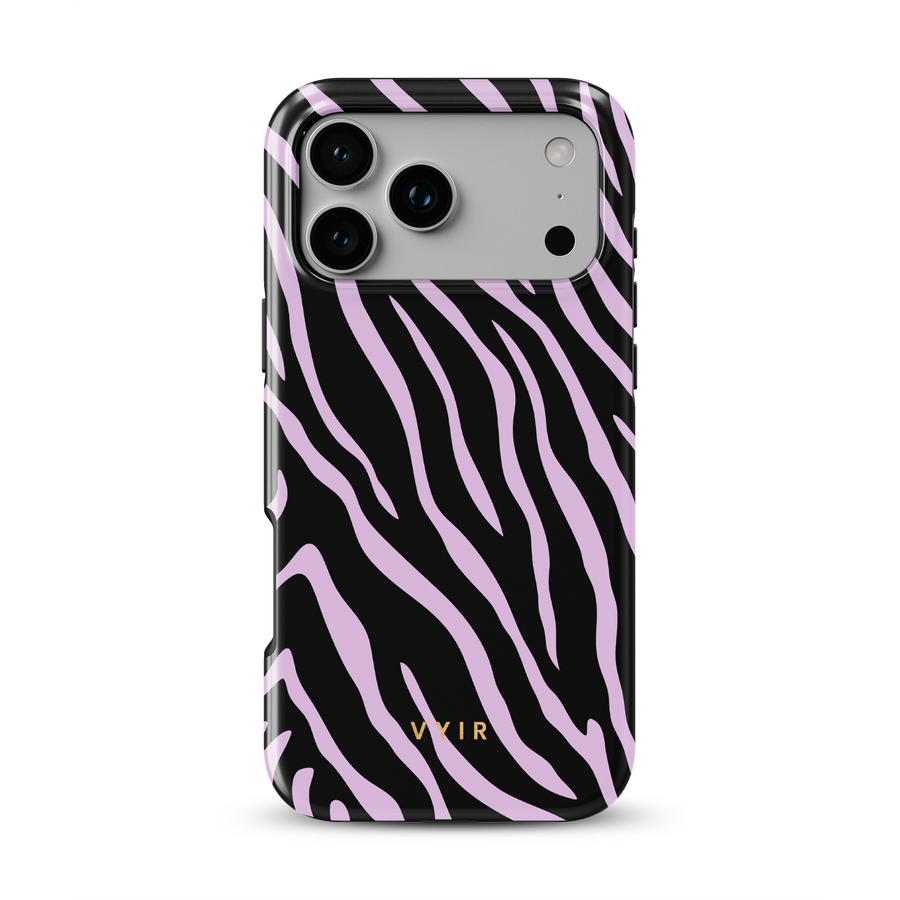 Zebra Luxe, Morado claro - Funda MagSafe Tough para iPhone