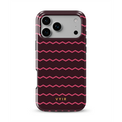 ZigZag, Raspberry - Shockproof Phone Case - VYIR