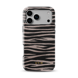 Zebra Gleam Mocha - Tough Funda MagSafe para iPhone
