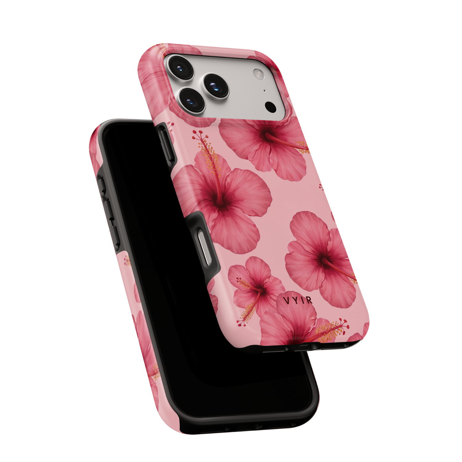 Blush Hibiscus - Shockproof Phone Case - VYIR