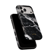 Italian Marble Black - Shockproof MagSafe iPhone Case - VYIR