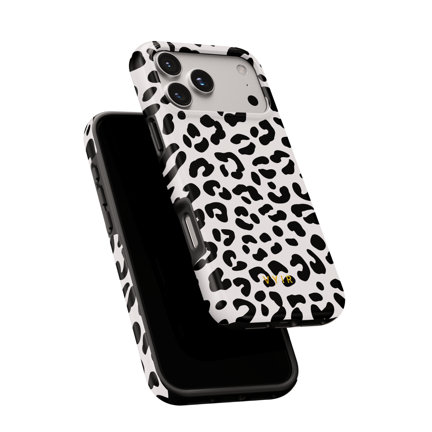 Leopard Elegance White - Shockproof MagSafe iPhone Case - VYIR