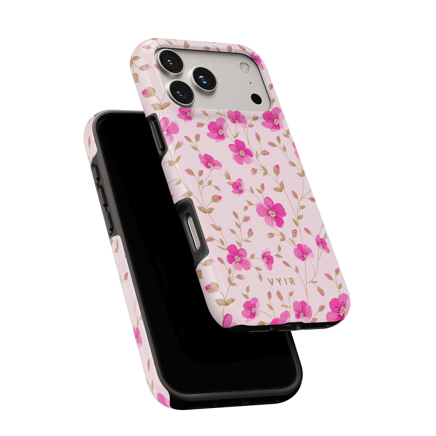 Pink Meadow Touch - Shockproof Phone Case - VYIR