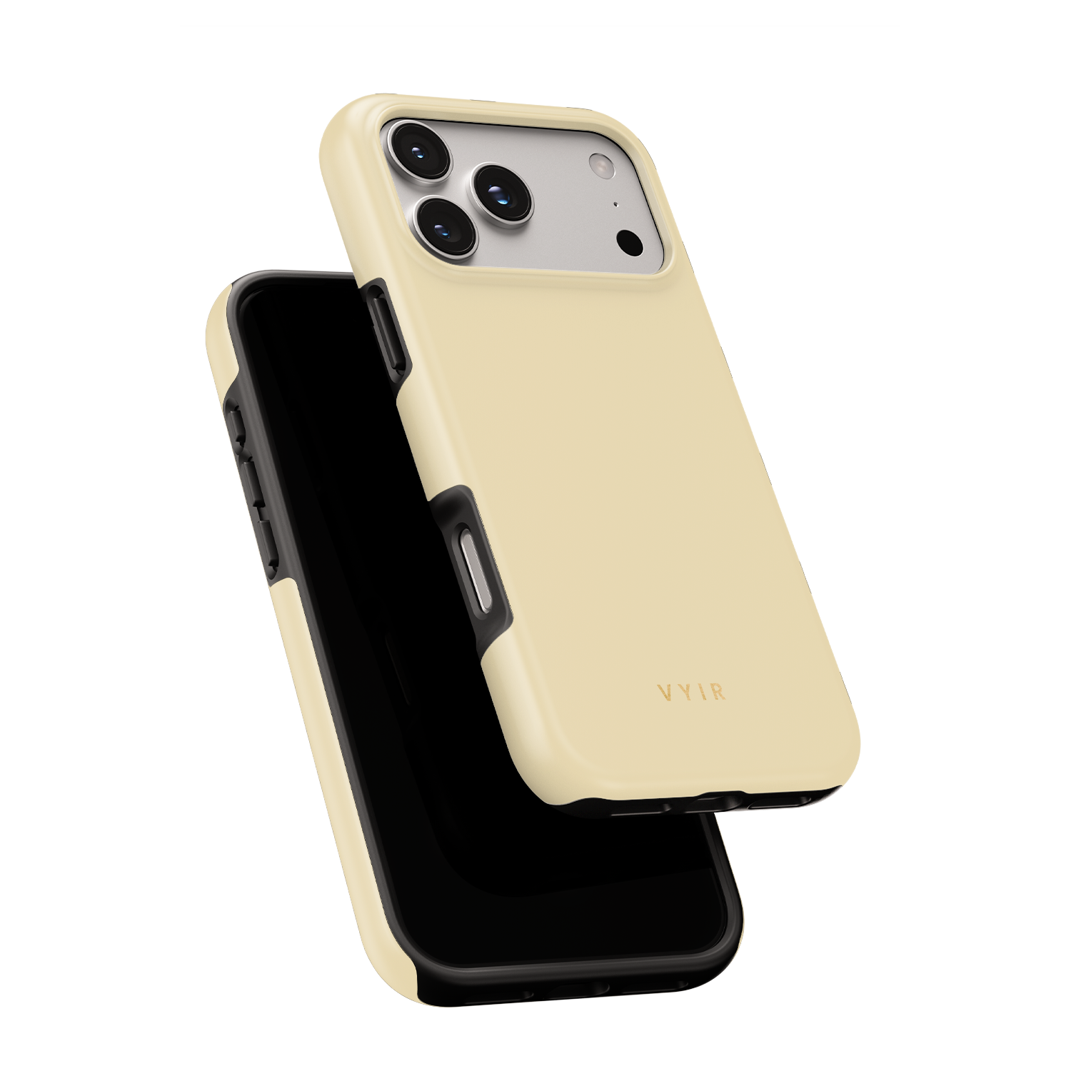 VYIR Signature Solid Colors, Butter Yellow - Shockproof Phone Case - VYIR