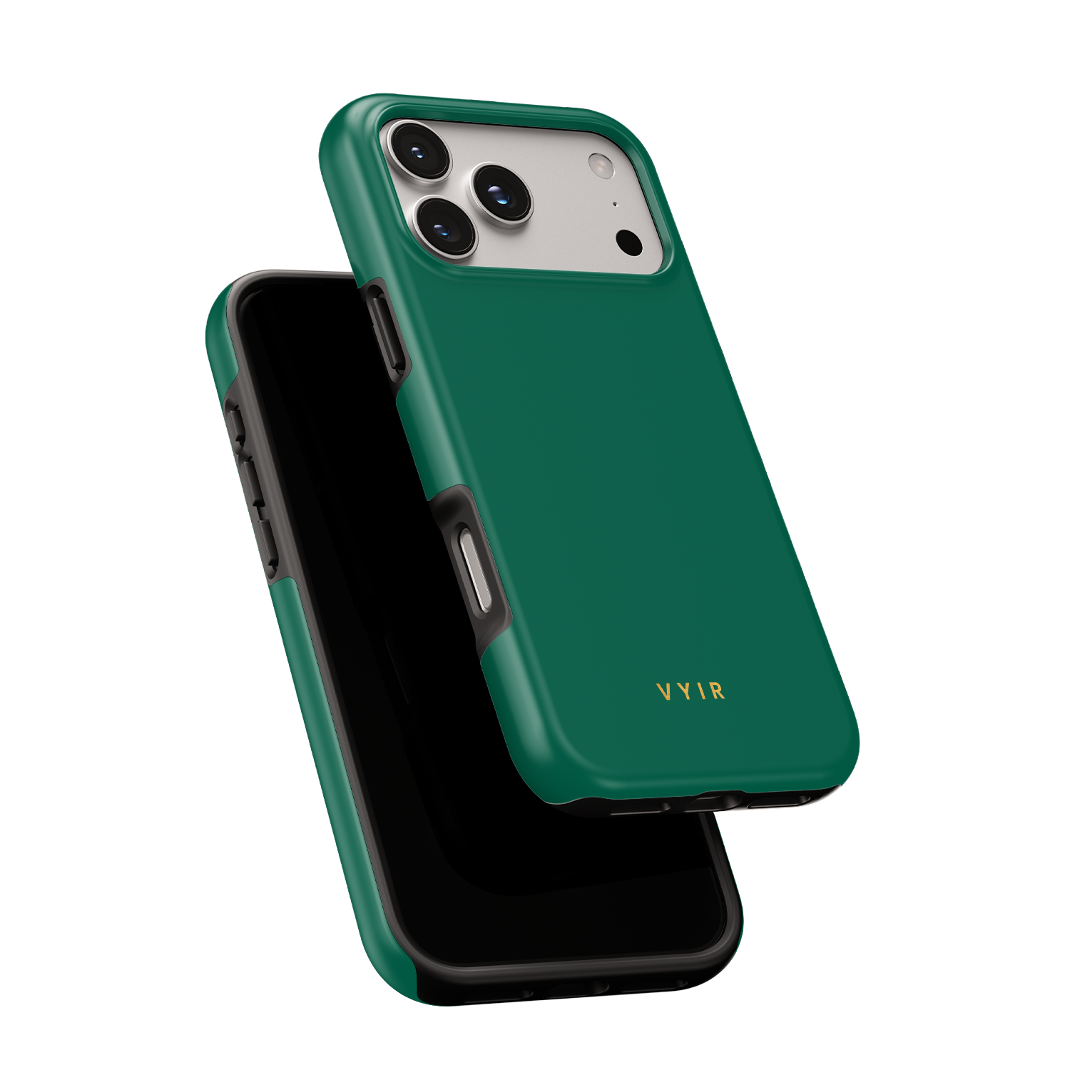 VYIR Signature Solid Colors, Emerald Green - Shockproof Phone Case - VYIR