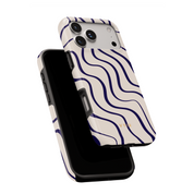 Swirl Lines, Old Money - Shockproof MagSafe iPhone Case - VYIR