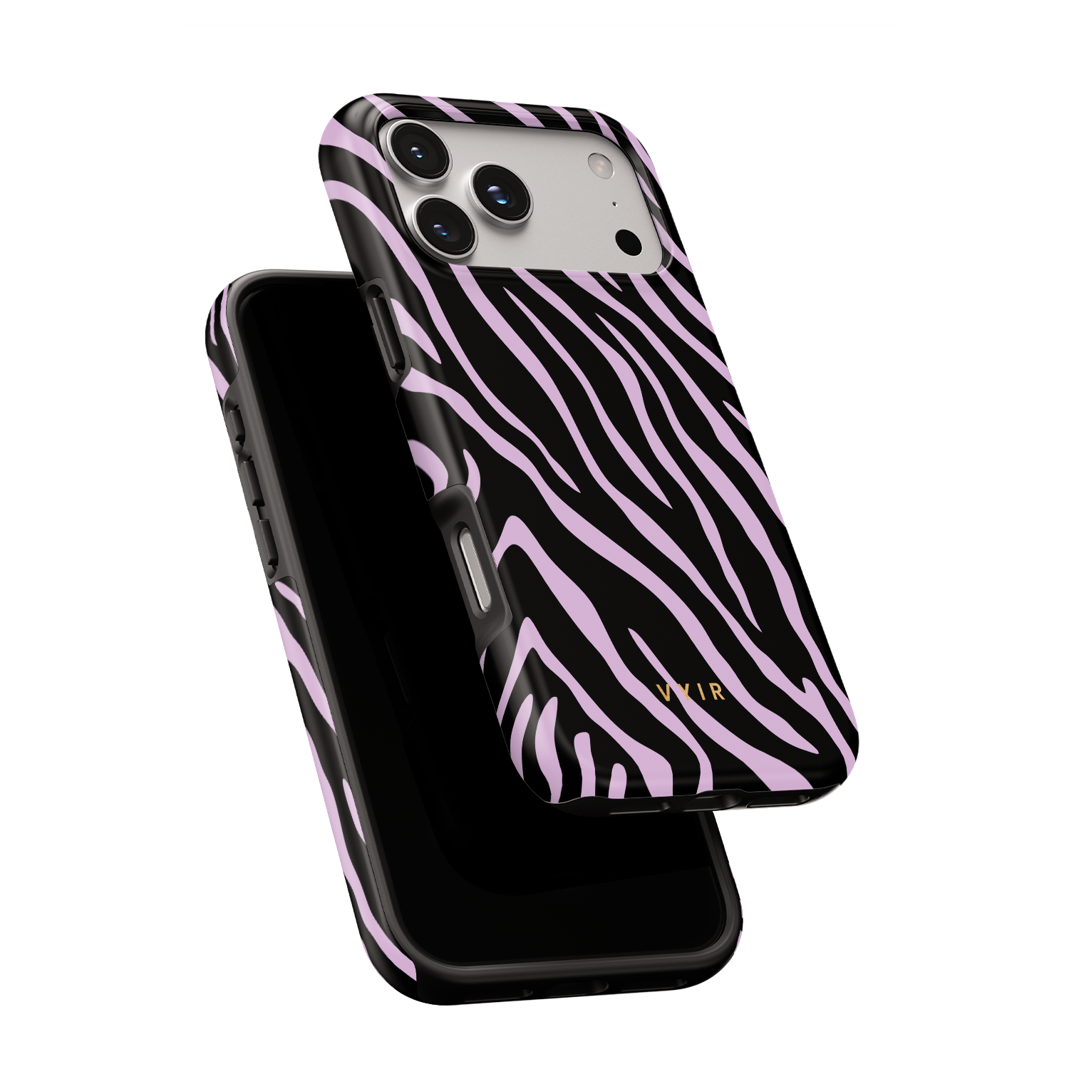Zebra Luxe, Light Purple - Shockproof Phone Case - VYIR