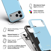 VYIR Signature Solid Colors, Light Blue - Shockproof Phone Case - VYIR