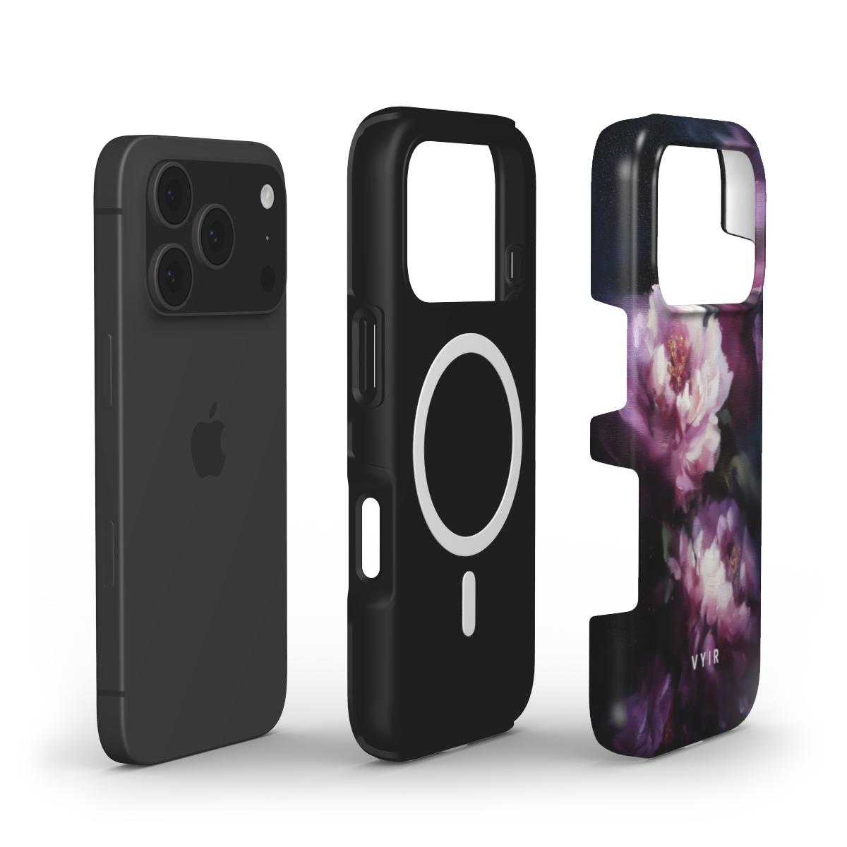 Velvet Petal Art - Shockproof MagSafe iPhone Case - VYIR