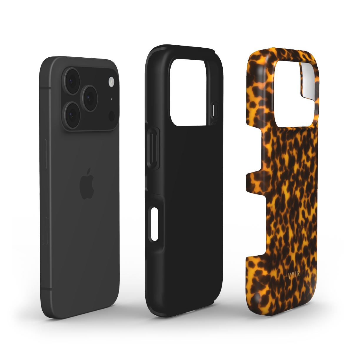 Tortoiseshell, Sunlight Yellow - Shockproof Phone Case - VYIR