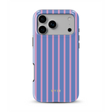 Vertical Stripes, Sueño de azul vincapervinca - Tough Funda MagSafe para iPhone