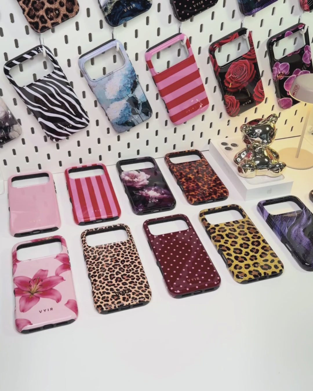 Pink Hibiscus Glow - Tough Funda MagSafe para iPhone